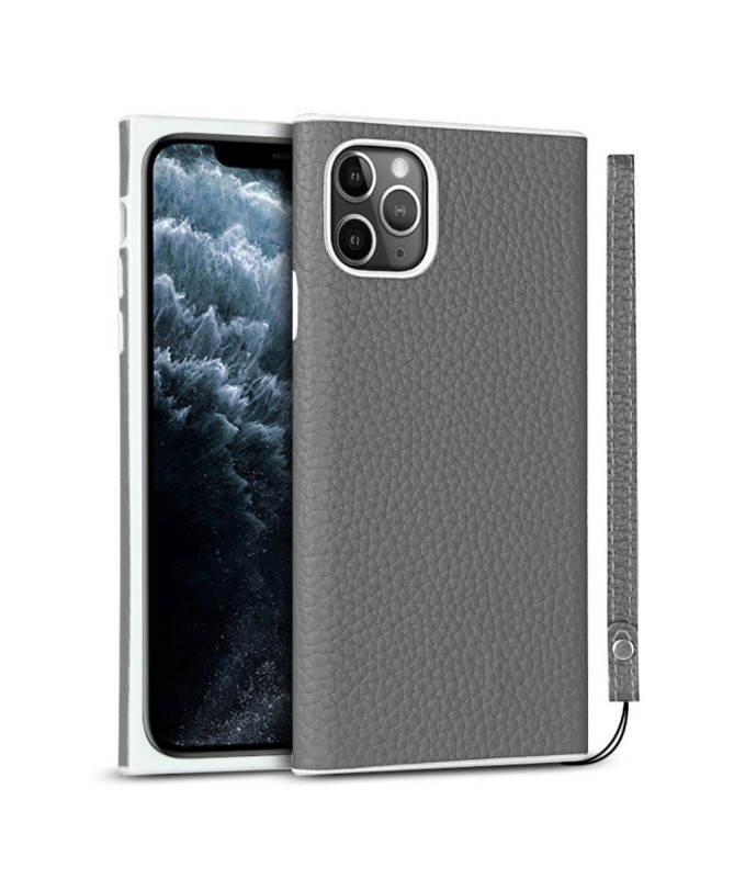 Coque iPhone 11 Pro Effet Cuir avec Lanière