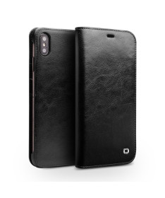 Housse iPhone XS Max en cuir véritable