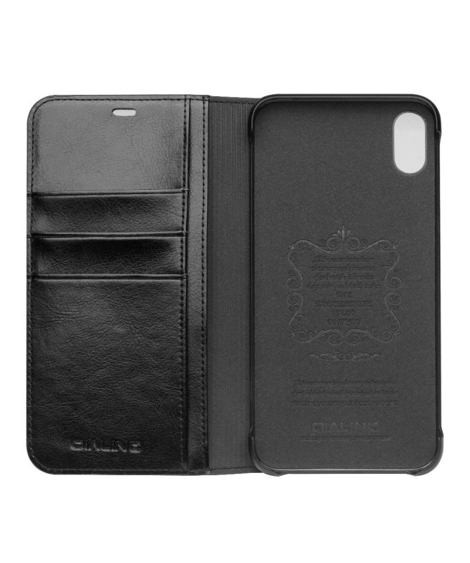Housse iPhone XS Max en cuir véritable