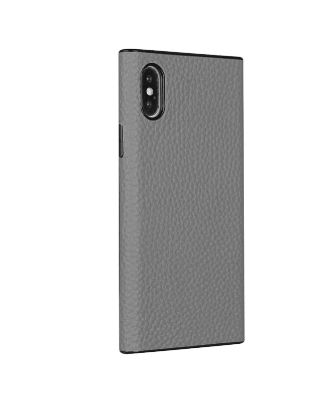 Coque iPhone XS Max Effet Cuir avec Lanière