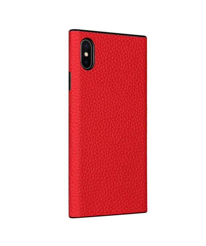 Coque iPhone XS Max Effet Cuir avec Lanière