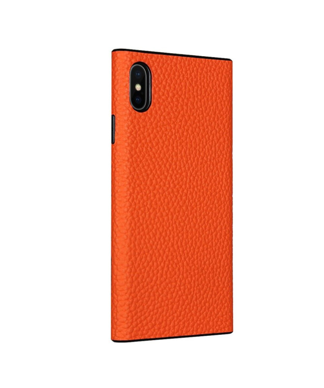 Coque iPhone XS Max Effet Cuir avec Lanière