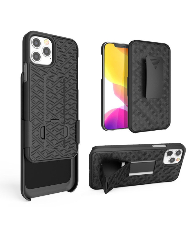 Coque iPhone 12 Pro Max intégrale avec clip ceinture