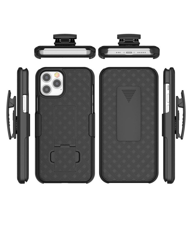 Coque iPhone 12 Pro Max intégrale avec clip ceinture