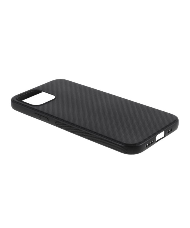 Coque iPhone 12 Pro Max aspect fibre de carbone