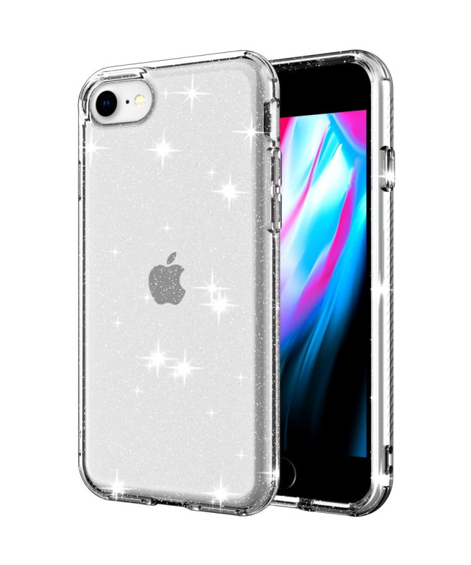 Coque iPhone SE 2022 / 2020 Paillettes Scintillantes