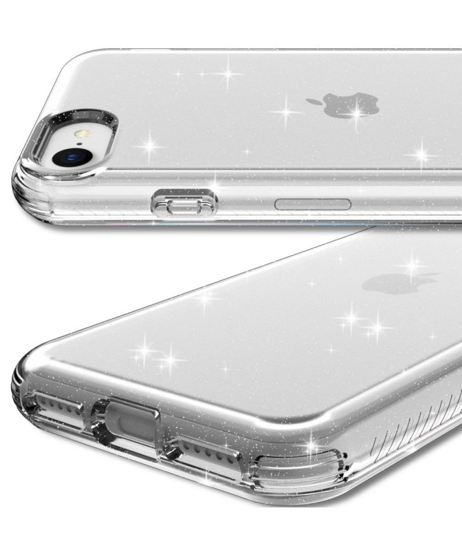 Coque iPhone SE 2022 / 2020 Paillettes Scintillantes