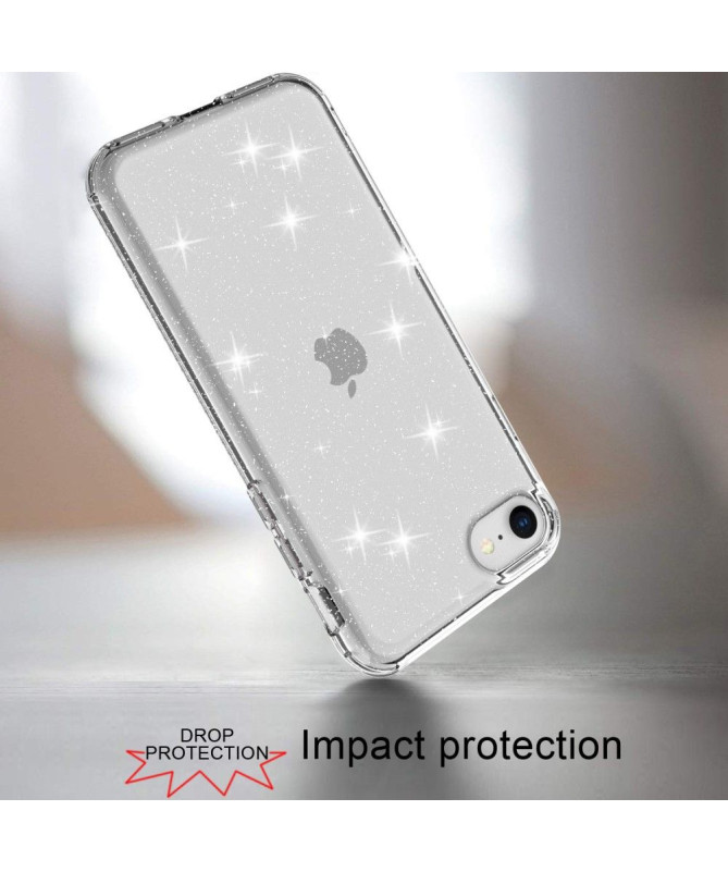 Coque iPhone SE 2022 / 2020 Paillettes Scintillantes
