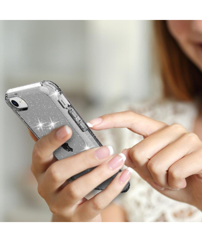 Coque iPhone SE 2022 / 2020 Paillettes Scintillantes
