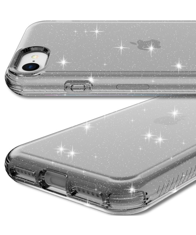 Coque iPhone SE 2022 / 2020 Paillettes Scintillantes