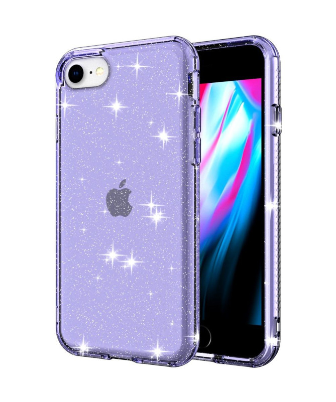 Coque iPhone SE 2022 / 2020 Paillettes Scintillantes