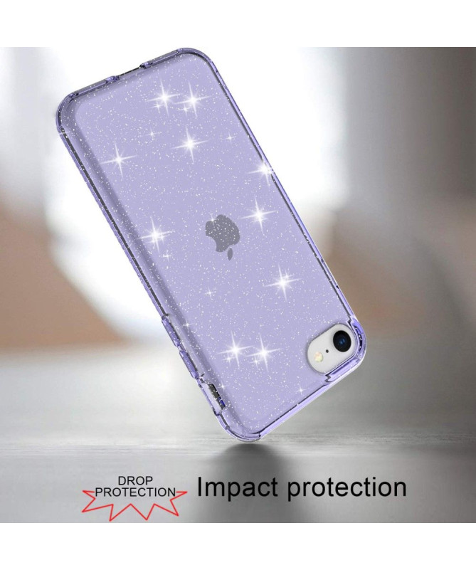 Coque iPhone SE 2022 / 2020 Paillettes Scintillantes