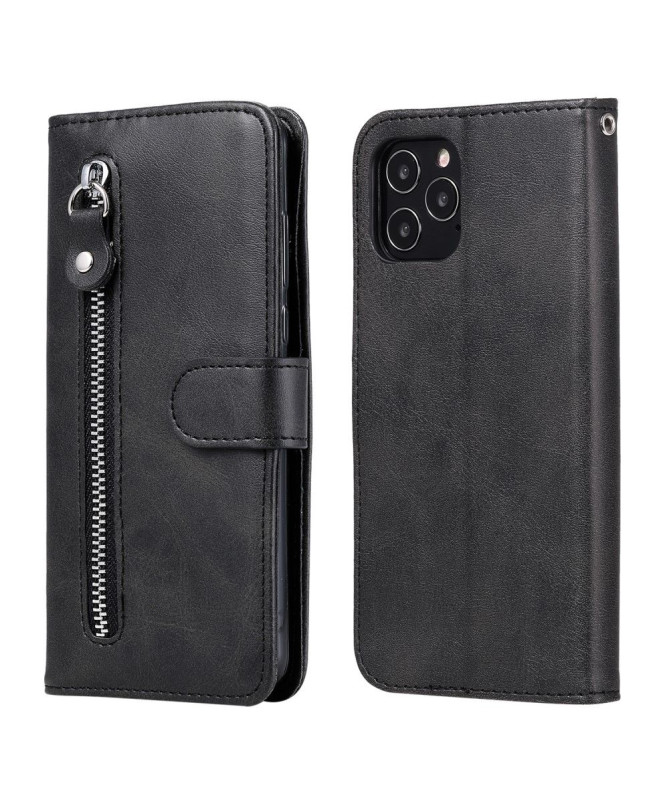 Housse iPhone 12 / 12 Pro Zipper Pocket Effet Cuir