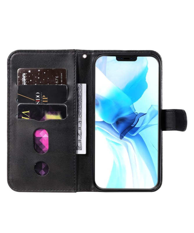 Housse iPhone 12 / 12 Pro Zipper Pocket Effet Cuir