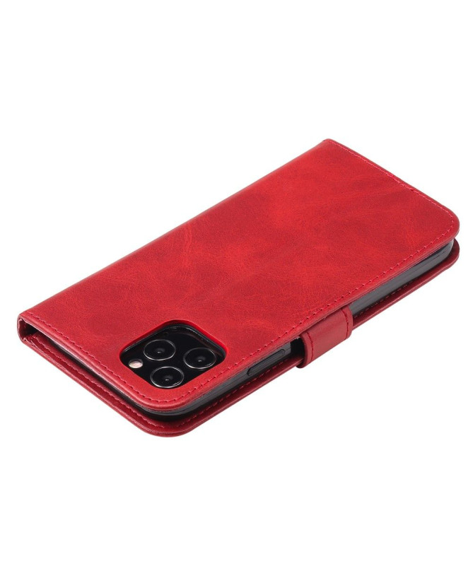 Housse iPhone 12 / 12 Pro Zipper Pocket Effet Cuir