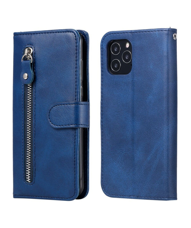 Housse iPhone 12 / 12 Pro Zipper Pocket Effet Cuir