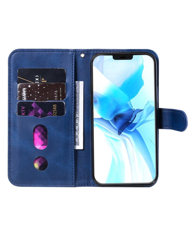 Housse iPhone 12 / 12 Pro Zipper Pocket Effet Cuir