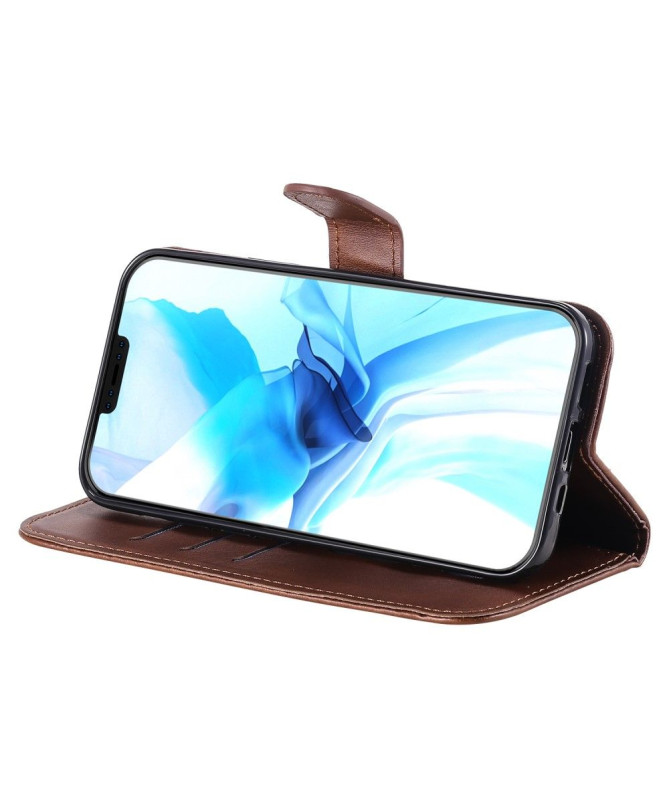 Housse iPhone 12 / 12 Pro Zipper Pocket Effet Cuir