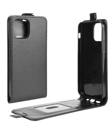 Housse iPhone 12 mini simili cuir avec rabat verticale