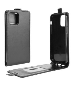 Housse iPhone 12 mini simili cuir avec rabat verticale