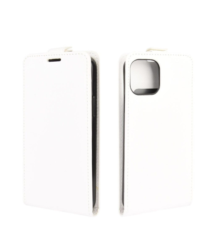 Housse iPhone 12 mini simili cuir avec rabat verticale