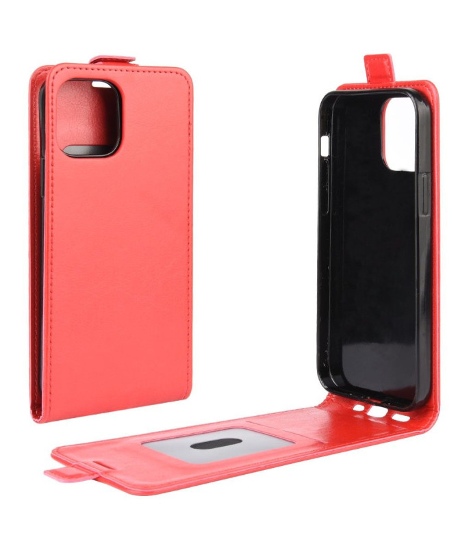 Housse iPhone 12 mini simili cuir avec rabat verticale