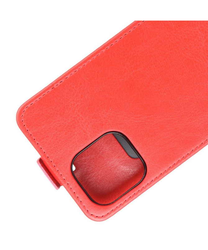 Housse iPhone 12 mini simili cuir avec rabat verticale