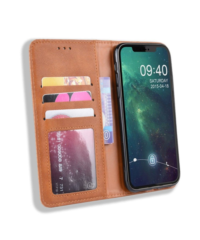 Housse iPhone 12 mini Le Cirénius style cuir