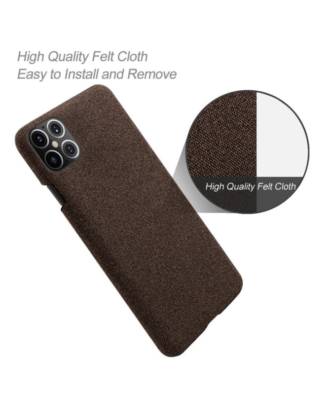 Coque iPhone 12 Pro Max revêtement tissu