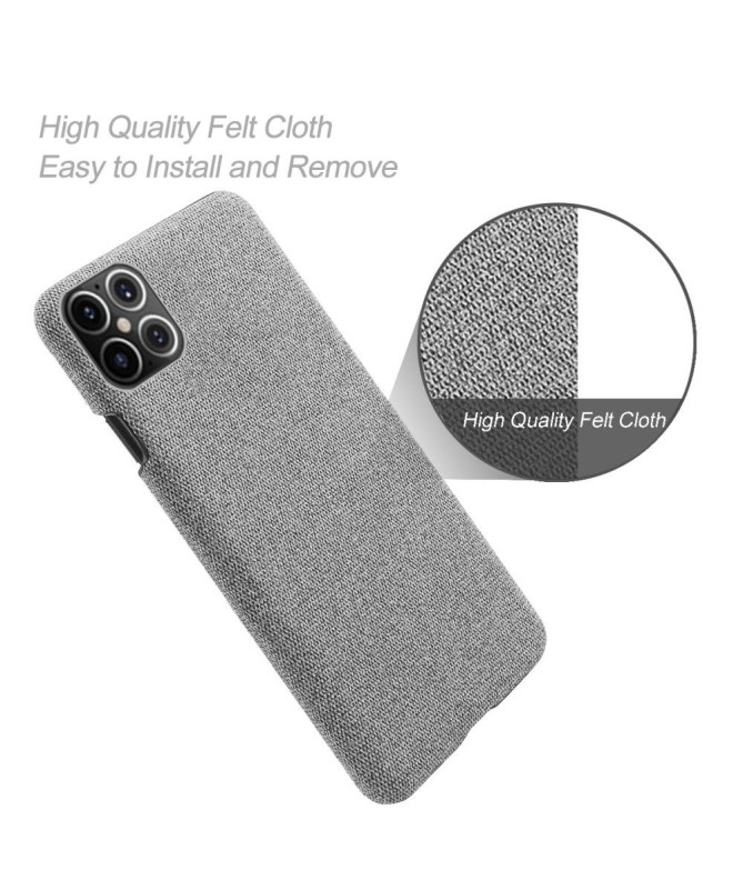 Coque iPhone 12 Pro Max revêtement tissu