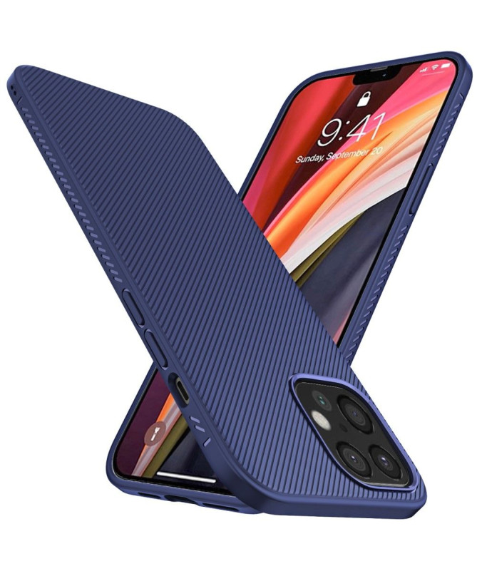 Coque iPhone 12 Pro Max Effet Strié