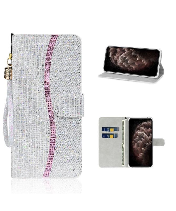 Housse iPhone 12 Pro / 12 Glitter Porte Cartes
