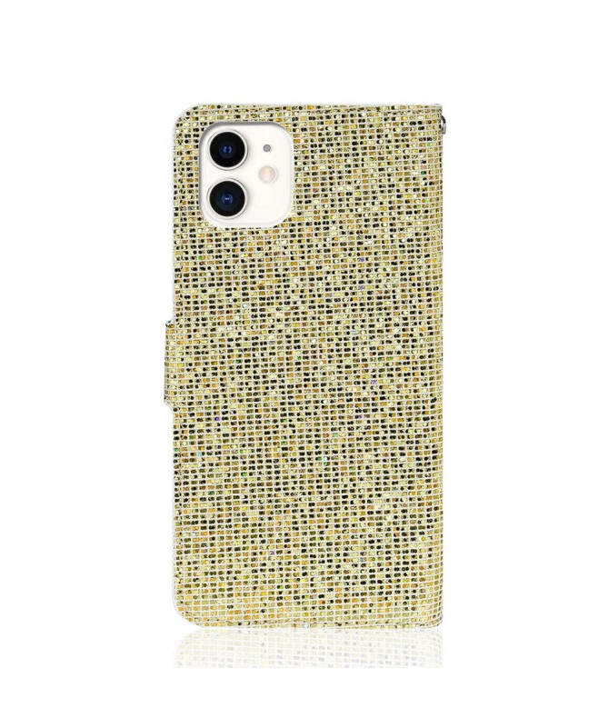 Housse iPhone 12 Pro / 12 Glitter Porte Cartes