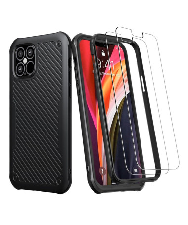 Coque iPhone 12 Pro Max Sentinel - coque + 2 verre trempé