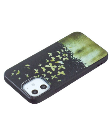 Coque iPhone 12 Pro / 12 papillons dorés