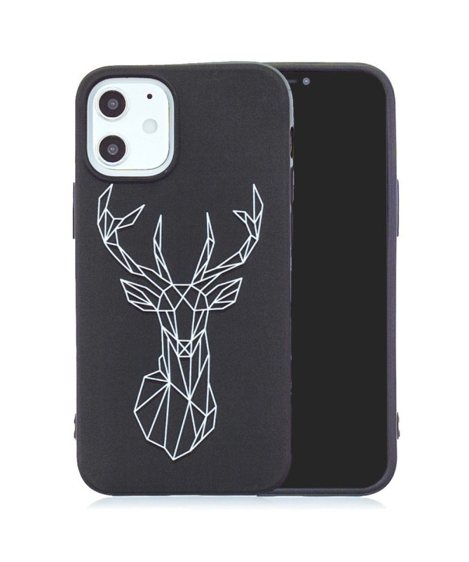 Coque iPhone 12 Pro / 12 Cerf Origami