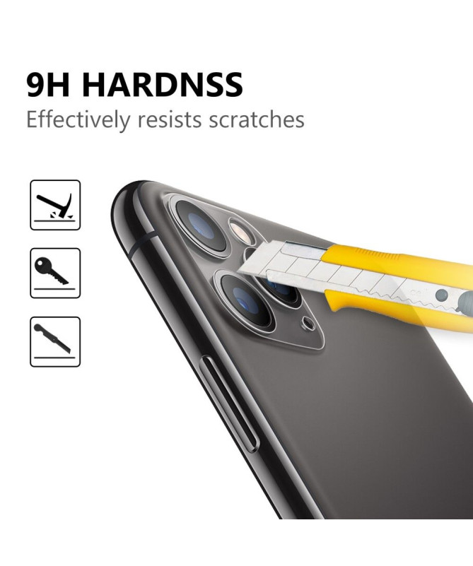 Verre trempé pour objectif arrière iPhone 12 Pro Max - 3 pièces