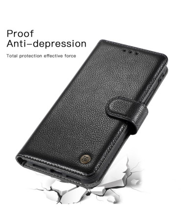 Housse iPhone 11 Pro Max KAIYUE Cuir Véritable - Noir