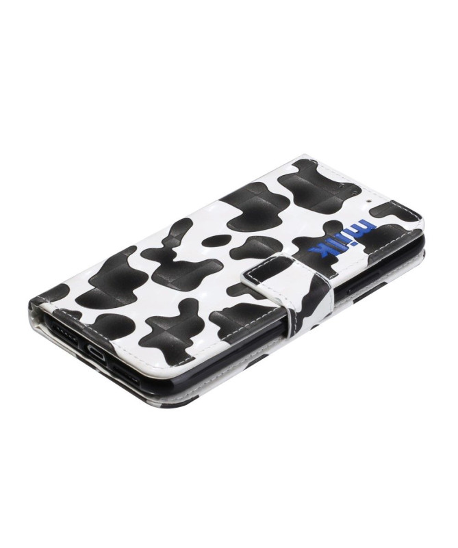 Housse iPhone 11 Cow style + Cordon Bandoulière