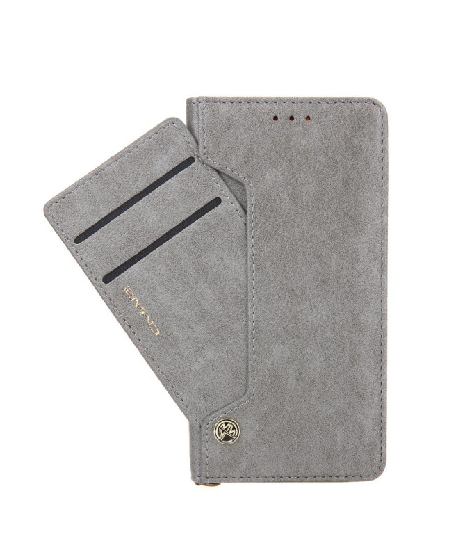 Housse simili cuir iPhone 12 / 12 Pro CMAI2 multi-compartiments