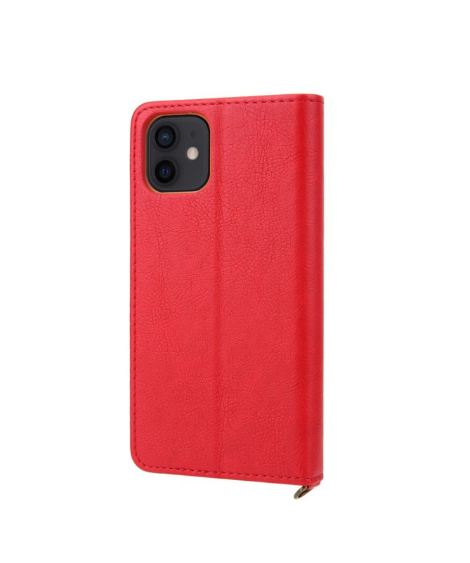 Housse simili cuir iPhone 12 / 12 Pro CMAI2 multi-compartiments