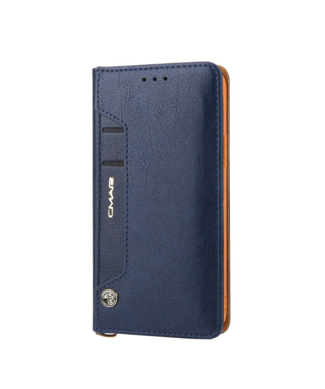 Housse simili cuir iPhone 12 / 12 Pro CMAI2 multi-compartiments
