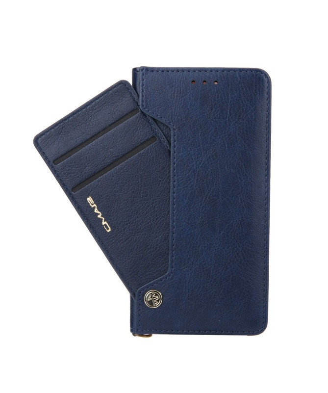 Housse simili cuir iPhone 12 / 12 Pro CMAI2 multi-compartiments