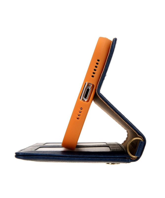 Housse simili cuir iPhone 12 / 12 Pro CMAI2 multi-compartiments