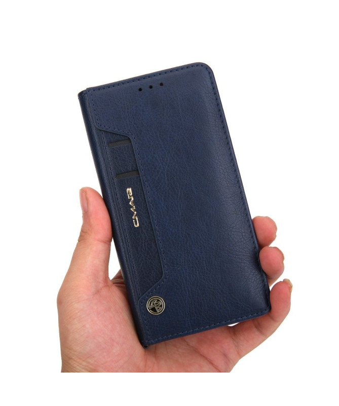 Housse simili cuir iPhone 12 / 12 Pro CMAI2 multi-compartiments