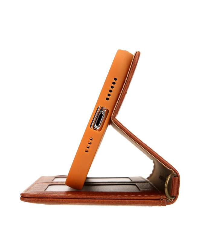 Housse simili cuir iPhone 12 / 12 Pro CMAI2 multi-compartiments