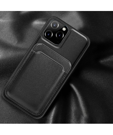 Coque iPhone 12 Pro / 12 YALAN Series avec porte carte magnétique