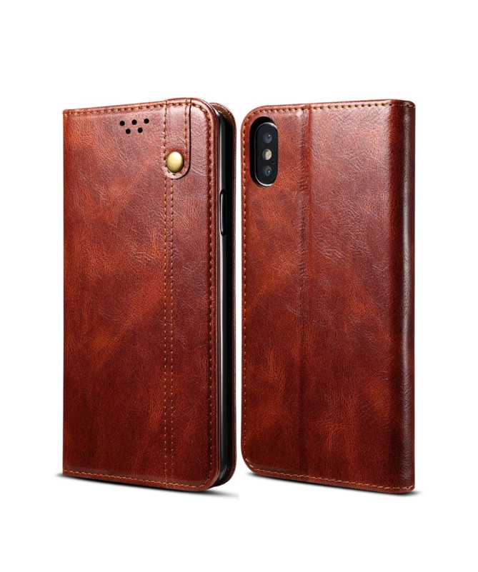 iPhone X / XS - Housse Ernestine coutures apparentes