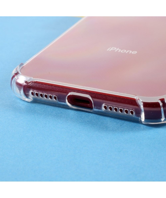 Coque iPhone XR transparente angles renforcés