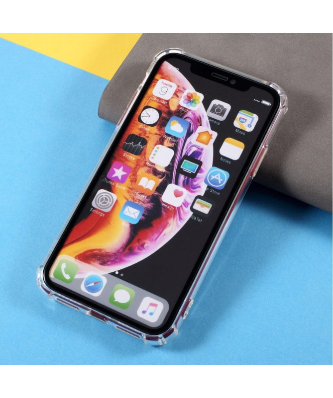 Coque iPhone XR transparente angles renforcés